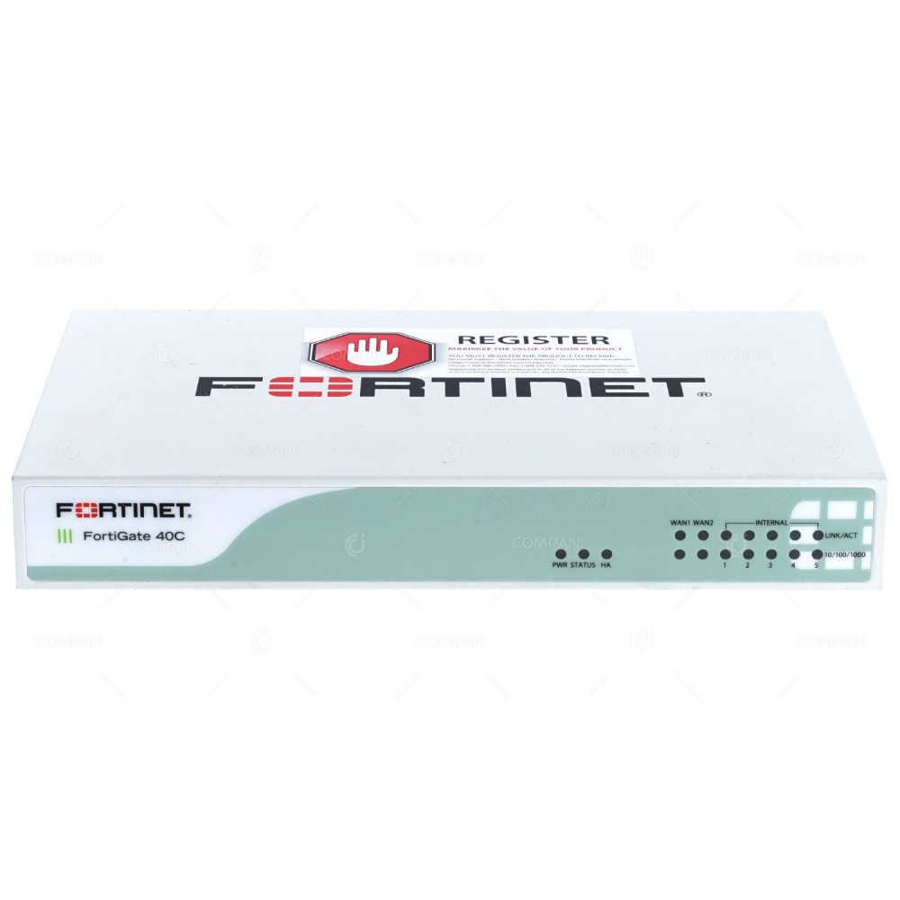 FG-40C FORTINET FORTIGATE-40C 7 PORT 1GB ETHERNET SECURITY APPLIANCE
